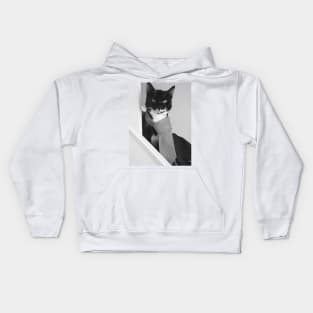 Good Luck in your New job! Zoom call for the Cute Cat Kids Hoodie